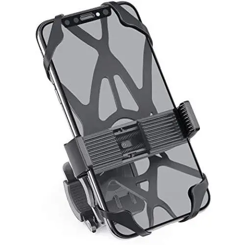 Zeadio Bike Phone Mount Holder, Universal Bicycle Motorcycle Cell Phone Handlebar Mount Holder for iPhone 11 Pro XR X XS 8 7 6 Plus, Huawei, Samsung S5 S6 S7 S8 S9 S10 and More Zeadio Bike Phone Mount Holder, Universal Bicycle Motorcycle Cell Phone Handlebar Mount Holder for iPhone 11 Pro XR X XS 8 7 6 Plus, Huawei, Samsung S5 S6 S7 S8 S9 S10 and More