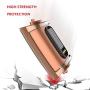 Compatible Charge 3 & 3 Se Case, Kmasic TPU Soft Accessory Protective Case Frame Full Cover Shell Charge 3 Screen Protector, Rose Gold