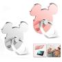Cell Phone Ring Holder Stand(2 Pack) High Viscosity Finger Grip Reusable Washable 360 Rotation Universal Smartphone Kickstand Compatible for iPhone ipad Samsung Google HTC Most (SliverRosegold)