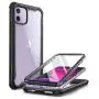 i-Blason Ares Case for iPhone 11 6.1 inch (2019 Release), Dual Layer Rugged Clear Bumper Case with Built-in Screen Protector (Black) i-Blason Ares Case for iPhone 11 6.1 inch (2019 Release), Dual Layer Rugged Clear Bumper Case with Built-in Screen Protector (Black)