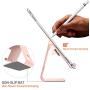 Cell Phone Stand Tablet Stand , ZVEproof iWatch iPhone Apple Watch Charging Station Stand Dock Cradle Holder for Mobile Phone (All Size) and Tablet (Up to 10.1 inch), Rose Gold