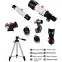 Telescope for Kids 70mm Apeture Travel Scope 400mm AZ Mount - Good Partner to View Moon and Planet - Good Travel Telescope with Backpack for Kids and Beginners Telescope for Kids 70mm Apeture Travel Scope 400mm AZ Mount - Good Partner to View Moon and Planet - Good Travel Telescope with Backpack for Kids and Beginners