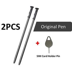 2PCS Real Stylo 5 Pen Touch Pen Replacement Part for LG Stylo 5 / Stylo 5+ Q720AM Q720VS Q720MS Q720PS Q720CS Q720MA LCD Touch Pen Stylus Pen + Eject Pin (2PCS Pen/Black)