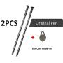 2PCS Real Stylo 5 Pen Touch Pen Replacement Part for LG Stylo 5 / Stylo 5+ Q720AM Q720VS Q720MS Q720PS Q720CS Q720MA LCD Touch Pen Stylus Pen + Eject Pin (2PCS Pen/Black)
