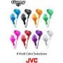 JVC HAFX5A Gumy Plus Inner Ear Headphones (Blue)
