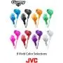 JVC HAFX5A Gumy Plus Inner Ear Headphones (Blue) JVC HAFX5A Gumy Plus Inner Ear Headphones (Blue)