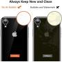 TORRAS Crystal Clear iPhone XR Cases, [10X Anti-Yellowing] [Ultra Thin Slim Fit] Soft Silicone TPU Protective Cover Case for iPhone XR, Black