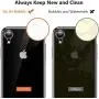 TORRAS Crystal Clear iPhone XR Cases, [10X Anti-Yellowing] [Ultra Thin Slim Fit] Soft Silicone TPU Protective Cover Case for iPhone XR, Black