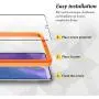 BAZO 2 Pack Screen Protector Tempered Glass and 2 Pack Camera Lens Protector for Samsung Galaxy Note 20 (6.7 inch) with True Touch [Support Fingerprint Unlock] [Alignment Easy Installation Frame] HD
