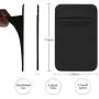 COCOFU Phone Card Sleeve, 3 Pack Cell Phone Ultra Slim Silicone RFID Blocking 3M Self Adhesive Stick on Pocket for Smartphones (Black) COCOFU Phone Card Sleeve, 3 Pack Cell Phone Ultra Slim Silicone RFID Blocking 3M Self Adhesive Stick on Pocket for Smartphones (Black)