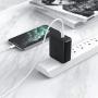 USB C Charger AUKEY 60W PD 3.0 Charger [ GaN Power Tech ] Power Delivery Wall Charger Fast Charger with Foldable Plug for MacBook Pro/Air, Dell XPS 13, HP Spectre, iPhone 11 Pro Max, iPad Pro and More