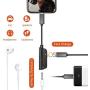 Headphones Adapter for iPhone Adaptor Converter Earbuds Dongle Jack Adapter to 3.5mm AUX Audio Jack Splitter Cable Earphone Adapter for iPhone SE2/11/X/XS MAX/XR/7/7P/8/8P Accessories Support All iOS