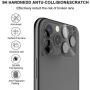 Camera Lens Protector for iPhone 11 Pro/Pro Max,Real Tempered Glass HD Clear Camera Lens Screen Cover Case for iPhone 11 Pro/Pro Max,9H Hardness Anti-Scratch Camera Screen Protective Lens Film (Black)