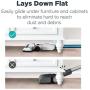 Eureka RapidClean Pro Lightweight Cordless Vacuum Cleaner, High Efficiency Powerful Digital Motor LED Headlights, Convenient Stick and Handheld Vac, Essential, Blue