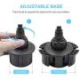 Kuelor Car Cup Holder Phone Mount, Adjustable Long Arm Cell Phone Holder with 360¡ã Rotatable Cradle for Most Smartphones Such as iPhone, Samsung and GPS