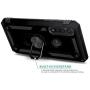 CasemartUSA Phone Case for [Motorola Moto G Power (XT2041)], [Ring Series][Black] Full Rotating Metal Ring Cover with Kickstand (Tracfone, Straight Talk, Simple Mobile, Consumer Cellular)