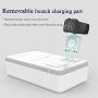 Cell Phone Cleaner,Portable Smart Phone Soap Box with Aromatherapy Function,2 in 1 Wireless Charger Pad with IWatch Charger Stand for iOS Android Smartphones/Airpods Jewelry,Beauty Tools,Glasses