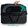 Ruff n Ruffus Portable Foldable Pet Playpen + Carrying Case & Collapsible Travel Bowl | Indoor/Outdoor use | Water Resistant | Removable Shade Cover | Dogs/Cats/Rabbit | Available in 3 Sizes