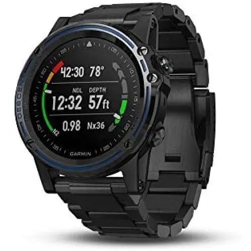 Garmin Descent Mk1, Watch-Sized Dive Computer with Surface GPS, Includes Fitness Features, Gray with Titanium Band Garmin Descent Mk1, Watch-Sized Dive Computer with Surface GPS, Includes Fitness Features, Gray with Titanium Band