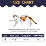 PAWCHIE Cat Harness and Leash Set - Adjustable Soft Escape Proof H-shped Safety Strap with Golden Moon and Star Pattern Glow in The Dark for Pet Cats Outdoor Walking