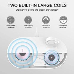 Wonsidary Wireless Charger,10 W Fast Wireless Charging Station 3 in 1 for Apple Watch, Airpods Pro, Airpods with Wireless Charging Case, iPhone 11/11 Pro/11 Pro Max/XR/XS/Xs Max/X/8 Plus/8