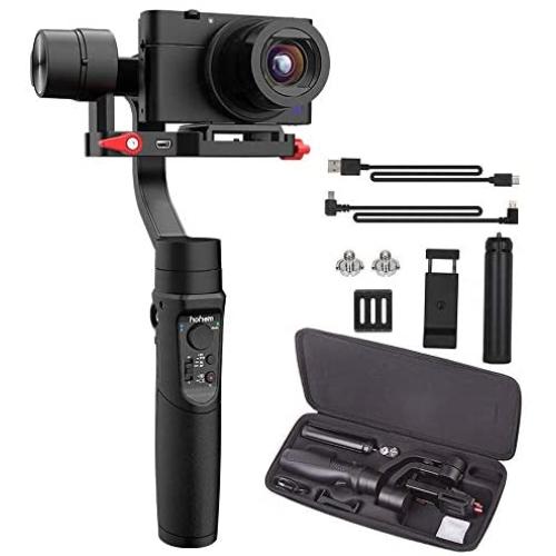 Hohem iSteady Multi 3-Axis Handheld Gimbal Stabilizer for Digital Camera Action Camera & Smartphone 8hrs Working Time 600° Pan Rotation Trigger Button Fully New App
