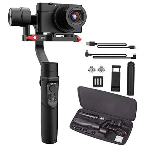 Hohem iSteady Multi 3-Axis Handheld Gimbal Stabilizer for Digital Camera Action Camera & Smartphone 8hrs Working Time 600° Pan Rotation Trigger Button Fully New App Hohem iSteady Multi 3-Axis Handheld Gimbal Stabilizer for Digital Camera Action Camera & Smartphone 8hrs Working Time 600° Pan Rotation Trigger Button Fully New App