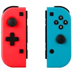 Winkeyes Nintendo Switch Joy-Con Controller Mini Switch Controller Joy Con (L/R) Wireless Pro Game Controller Gamepad Joypad Joystick Compatible with Nintendo Switch, Blue&Red