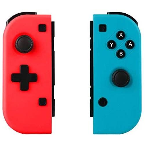 Winkeyes Nintendo Switch Joy-Con Controller Mini Switch Controller Joy Con (L/R) Wireless Pro Game Controller Gamepad Joypad Joystick Compatible with Nintendo Switch, Blue&Red
