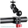 Neewer Field Monitor Mount with 1/4-inch Screw and 360-Degree Rotatable for DJI Ronin-M Handheld Gimbal, Fit All Rods with Diameter 24.9mm-25.5mm
