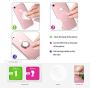 ICEYA Phone Ring Holder 360° Rotation Mirrior Phone Ring Stand Fit Well with Magnetic Phone Mount Holder Compatible with iPhone 8 Plus/XS Max and Other Smartphones (Rose Gold)