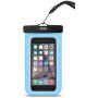 JOTO Universal Waterproof Pouch Cellphone Dry Bag Case for iPhone 11 Pro Max Xs Max XR X 8 7 6S Plus SE 2020, Galaxy S20 Ultra S20+ S10 Plus S10e S9 Plus S8/Note 10+ 9, Pixel 4 XL up to 6.9" -Blue