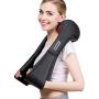 Sunanth Shiatsu Back and Neck Massager with Heat,Deep Tissue 3D Kneading Massage for Shoulder,Waist, Body Muscle Pain Relief Use at Home,Office and Car