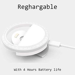 Ring Light - The Perfect Selfie Light - Lighting for Video Conference Calls - Selfie Ring Light for Phones and laptops or Tablets - Clip on Ring Light - Rechargeable Selfie Light - ARO de luz
