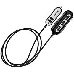 RapidX RXX5USBW X5 5 USB Ports Car Charger 22.4A White