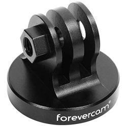 Aluminum Tripod Mount Adapter Compatible for Gopro Hero8, 7, 6, 5, 4, 3+, 3, 2, 1 HD, Hero Fusion, GOPRO Hero (2018),DJI OSMO Action Camera Black by Forevercam