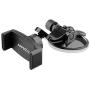 APPS2Car Suction Cup Phone Holder for Car with Adjustable Arm, Low Profile Dashboard Phone Mount Compact Windshield Window Dash Mobile Stand Compatible w/All iPhone and Android Cell Phones