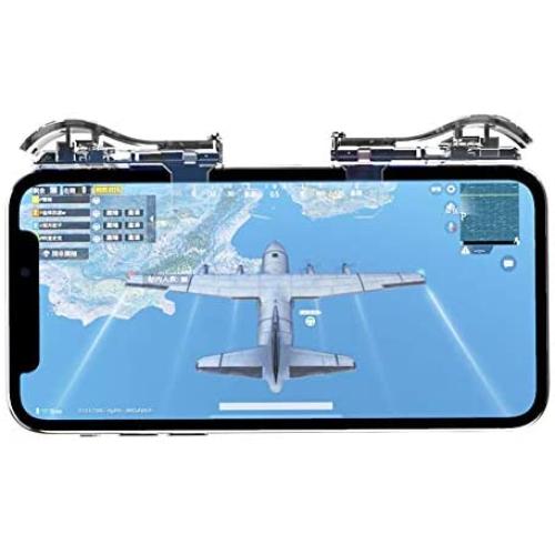Gaming Trigger 1 Pair Portable Ergonomic Practical Smart Phone Shooter Controller Accessories Aim Key Universal Gamepad Transparent Auxiliary Mobile Game Fire Button