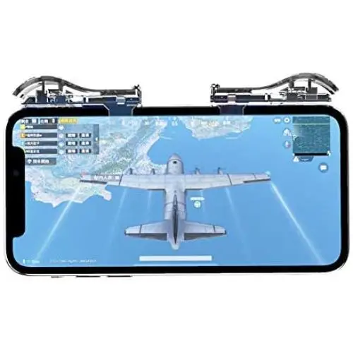 Gaming Trigger 1 Pair Fire Button Universal Ergonomic Aim Key Transparent Practical Mobile Game Accessories Portable Smart Phone Auxiliary Shooter Controller Gamepad Gaming Trigger 1 Pair Fire Button Universal Ergonomic Aim Key Transparent Practical Mobile Game Accessories Portable Smart Phone Auxiliary Shooter Controller Gamepad