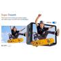 COOAU Native 4K 60fps 20MP Wi-Fi Action Sports Camera with 8XZoom Upgraded EIS Anti-Shake 40M Rugged Waterproof Underwater Case 170° Adjustable Wide Angle External Microphone 2x1350mAh Batteries