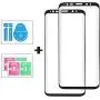 [2-Pack] Galaxy S8 Tempered Glass Screen Protector,[Black][Case-Friendly][No Bubbles][Easy to Install][Anti Fingerprint][Full Coverage] Screen Protector Compatible Samsung Galaxy S8