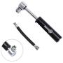 Sanung Portable Bicycle Pump 120PSI Convertible Schrader and Presta Valve Inflation for Road Bikes, Mini Ball Pump,Football Basketball Rugby