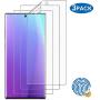 Galaxy Note 10 Plus Screen Protector, [3-Pack] [Full Adhesive] [Fingerprint Sensor Compatible] [Full Coverage] [Anti-Scratch] Screen Protector for Samsung Galaxy Note 10 Plus