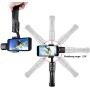POPO 3-Axis Gimbal Stabilizer for Android & iPhone X XR XS Smartphone Handheld Vlog Youtuber Live Video Record & Sport Inception Mode Face Object Tracking Motion Mobile Vertical Panorama (Black)