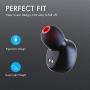 Wireless Earbuds, Comeproof Bluetooth Earbuds Deep Bass HiFi Stereo Sound 24H Playtime Bluetooth Headphones in Ear with Charging Case and Built in Mic for Sports Running.