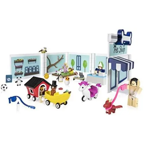 Roblox Celebrity Collection - Adopt Me: Pet Store Deluxe Playset [Includes Exclusive Virtual Item]