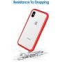 JETech Case for Apple iPhone Xs Max 6.5-Inch, Shock-Absorption Bumper Cover, Red