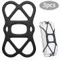 Sinjimoru Cell Phone Band Holder for Portable Charger, Elastic Rubber Silicone Band Lock Holder for Power Bank on iPhone, Security Strap Bike Mount. Silicone Band Holder, Black 3pc Sinjimoru Cell Phone Band Holder for Portable Charger, Elastic Rubber Silicone Band Lock Holder for Power Bank on iPhone, Security Strap Bike Mount. Silicone Band Holder, Black 3pc
