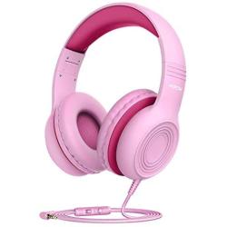 Mpow CH6S Kids Headphones with Microphone Over-Ear/On-Ear, HD Sound Sharing Function Headphones for Children Boys Girls, Volume Limited Safe 85dB/94dB Foldable Headset w/Mic for School/PC/Cellphone