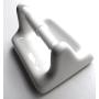 Squarefeet Depot Toilet Paper Tissue Holder BA777 White Glazed Ceramic with Roller Bath Accessory